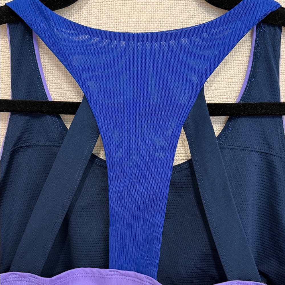 Avia Navy and Lavender Sports Bra - Picture 4 of 5